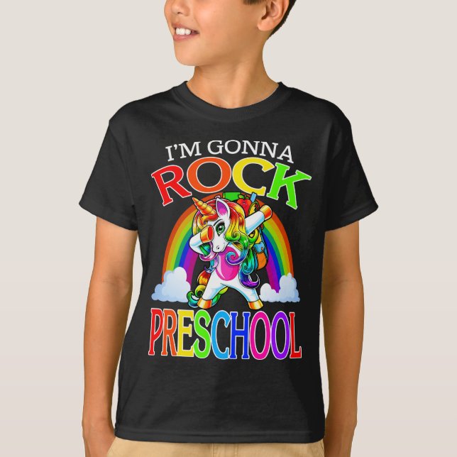 Camiseta Voy a rodar el arcoiris de Unicornio (Anverso)
