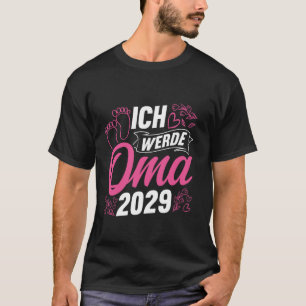 Camiseta Voy a ser abuela 2029 Anuncio de embarazo abuela