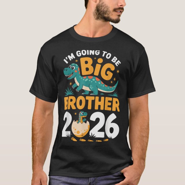 Camiseta Voy a ser Gran Hermano 2026 - Embarazo en Dino (Anverso)