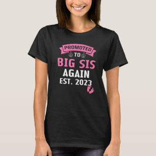 Camiseta Voy a ser hermana mayor de nuevo Promovida Herman
