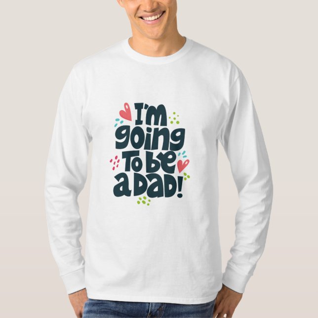 Camiseta Voy a ser papá (Anverso)