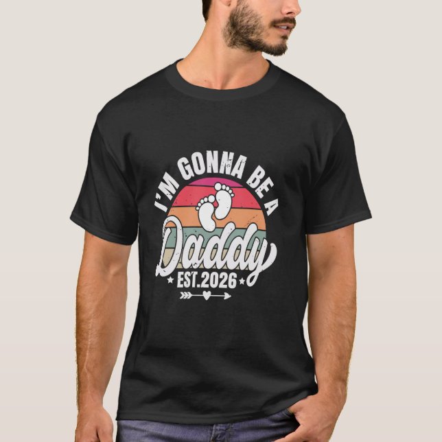 Camiseta Voy a ser papi este 2026 pronto para ser papá prim (Anverso)