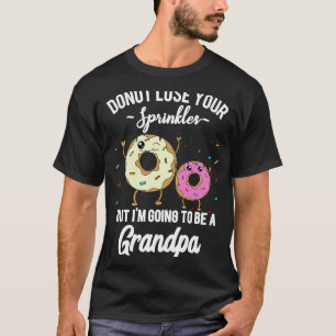 Camiseta Voy a ser un abuelo Meme Donut Baby Anounc