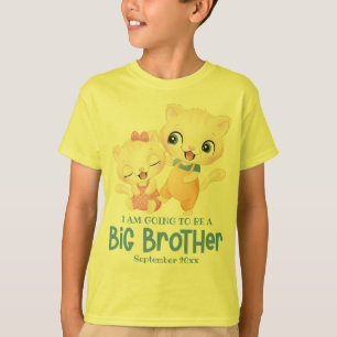 Camiseta Voy a ser un anuncio de bebé hermano mayor
