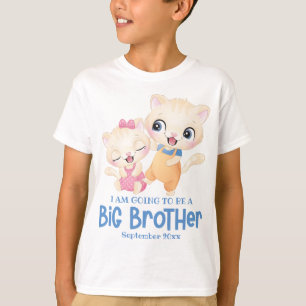 Camiseta Voy a ser un anuncio de bebé hermano mayor