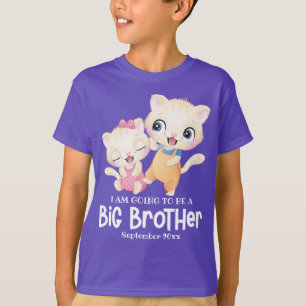 Camiseta Voy a ser un anuncio de bebé hermano mayor