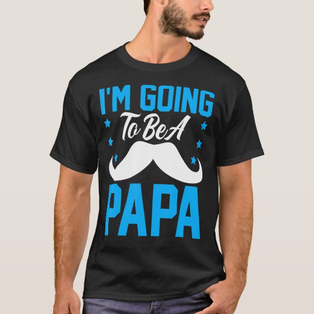 Camiseta Voy a ser un bigote de papá (Anverso)