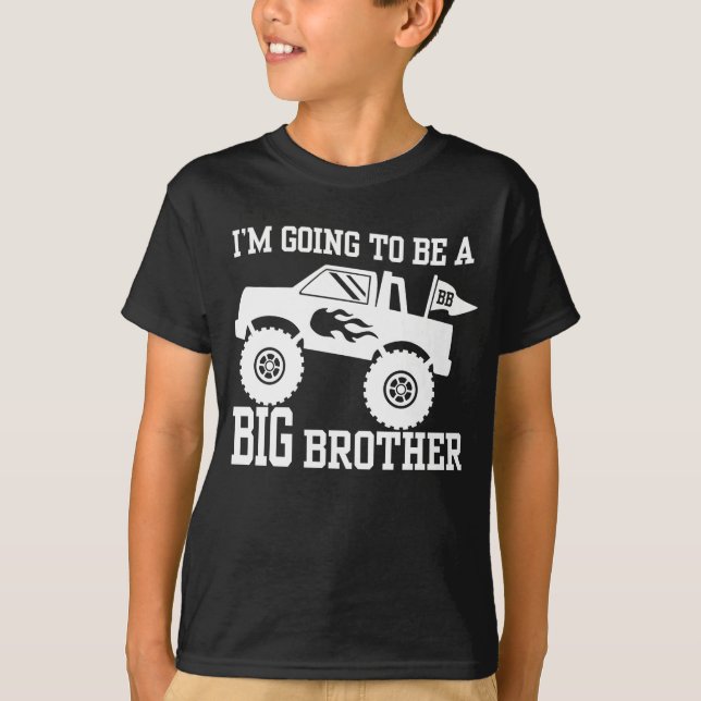Camiseta Voy a ser un camión de hermanos mayores (Anverso)