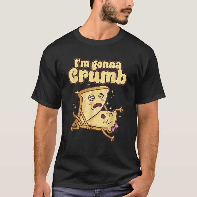 Camiseta Voy a ser un chico gracioso de la pareja de pan (Anverso)