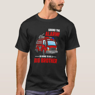 Camiseta Voy a ser un Gran Hermano - Bombero de Camión Rev