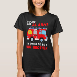 Camiseta Voy A Ser Un Gran Hermano De Camión De Fuego