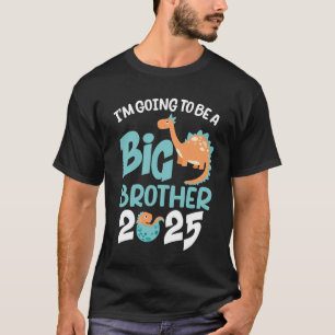 Camiseta Voy a ser un Gran Hermano Dinosaurio 2025 Announ