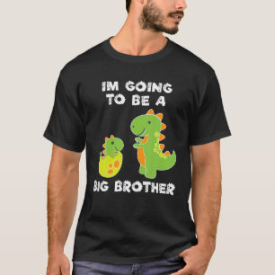 Camiseta Voy a ser un gran hermano mayor dinosaurio Dino