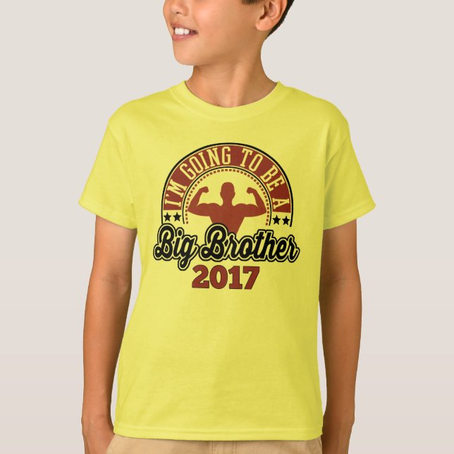 Camiseta Voy a ser un hermano mayor 2017 (Anverso)