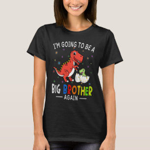 Camiseta Voy a ser un hermano mayor otra vez 2023 Dinosauri