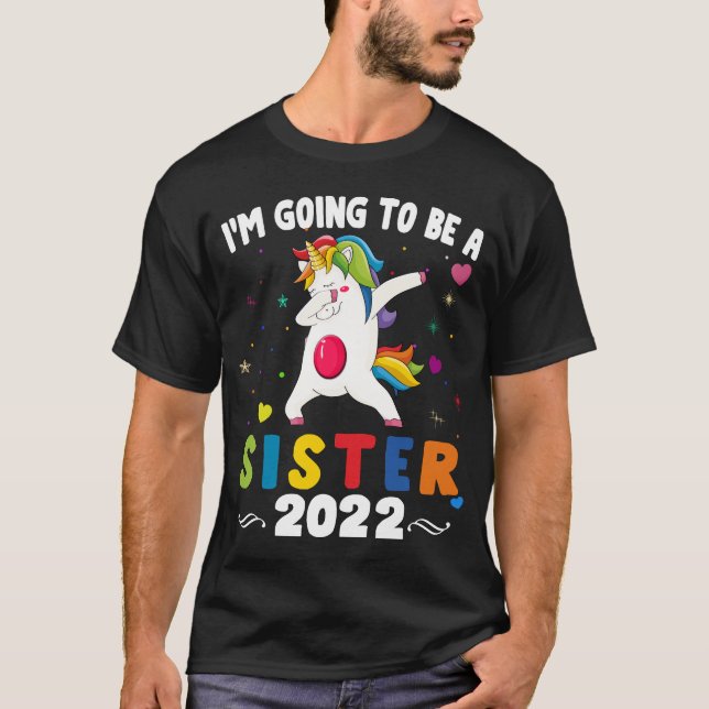 Camiseta Voy a ser una gran hermana 2022 (Anverso)