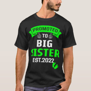 Camiseta Voy a ser una gran hermana 2022 promovida a las gr