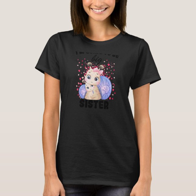 Camiseta Voy A Ser Una Gran Hermana 2023 (Anverso)