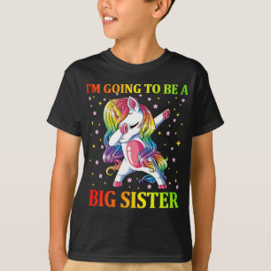 Camiseta Voy a ser una gran hermana unicornio