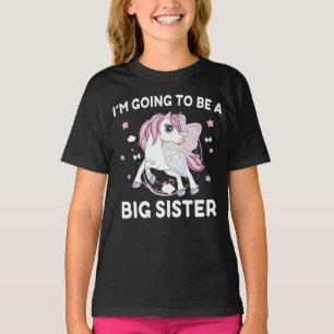 Camiseta Voy a ser una gran hermana Unicornio