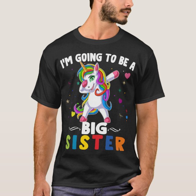 Camiseta Voy a ser una hermana grande (Anverso)
