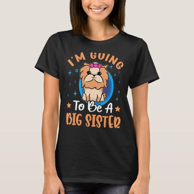 Camiseta Voy a ser una hermana grande (Anverso)