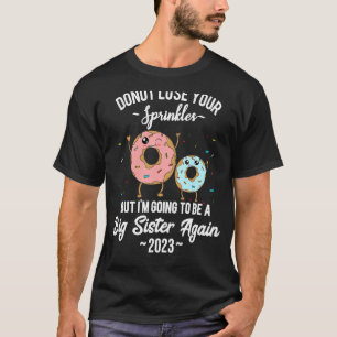 Camiseta Voy a ser una hermana grande de nuevo 2023 Embaraz