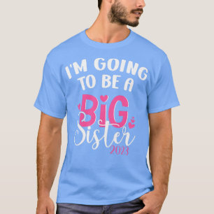 Camiseta Voy a ser una hermana grande en el embarazo de 202