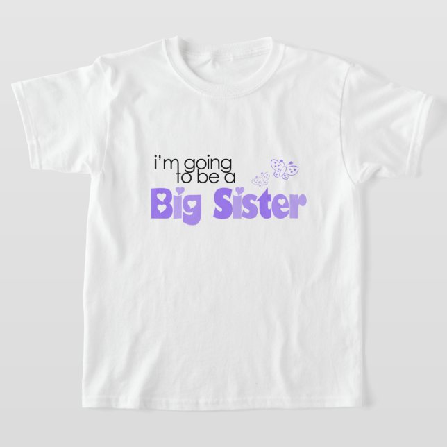 Camiseta Voy a ser una hermana mayor (Distribución)