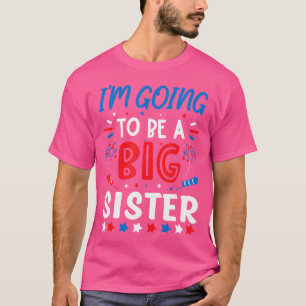 Camiseta VOY A Ser Una Hermana Mayor Revelación De Género F