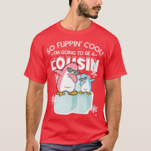Camiseta Voy a ser una revelación de embarazo de penguín de