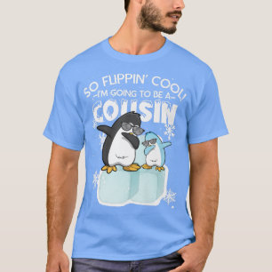 Camiseta Voy a ser una revelación de embarazo de penguín de