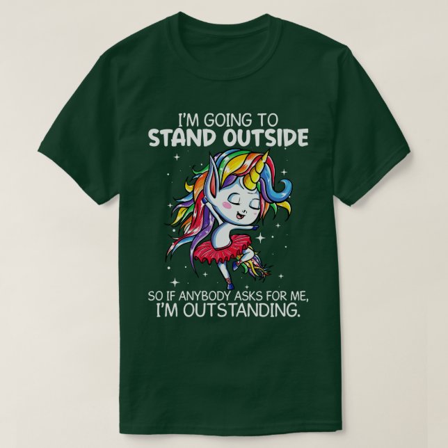 Camiseta Voy A Soportar A Unic De Unicorn. (Diseño del anverso)