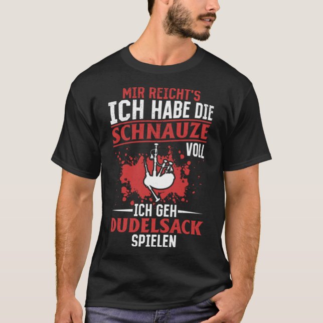Camiseta Voy a tocar el Bagpipes Jugador Bagpipes (Anverso)