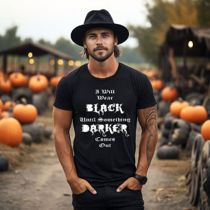 Camiseta Voy a vestir negro