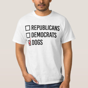 Camiseta Voy a votar por perros