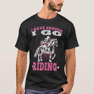 Camiseta Voy en equitación