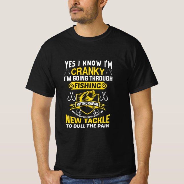 Camiseta Voy por la pesca (Anverso)