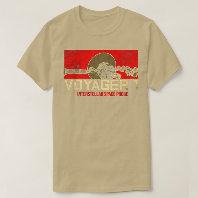 Camiseta Voyager 1 Sonda de espacio interestelar4 (Diseño del anverso)