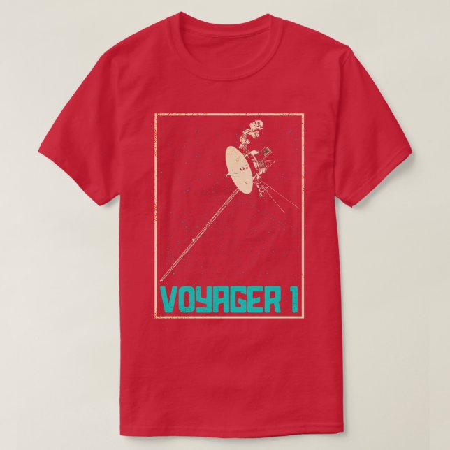 Camiseta Voyager 1 Sonda de espacio interestelar 6 (Diseño del anverso)