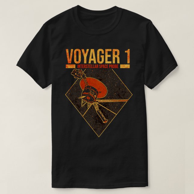 Camiseta Voyager 1 Sonda espacial interestelar (Diseño del anverso)