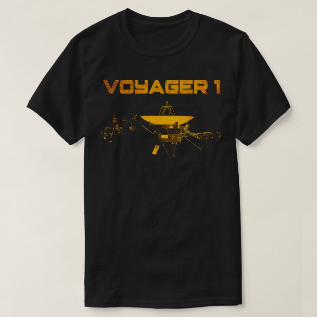Camiseta Voyager 1 Sonda espacial interestelar 10 (Diseño del anverso)