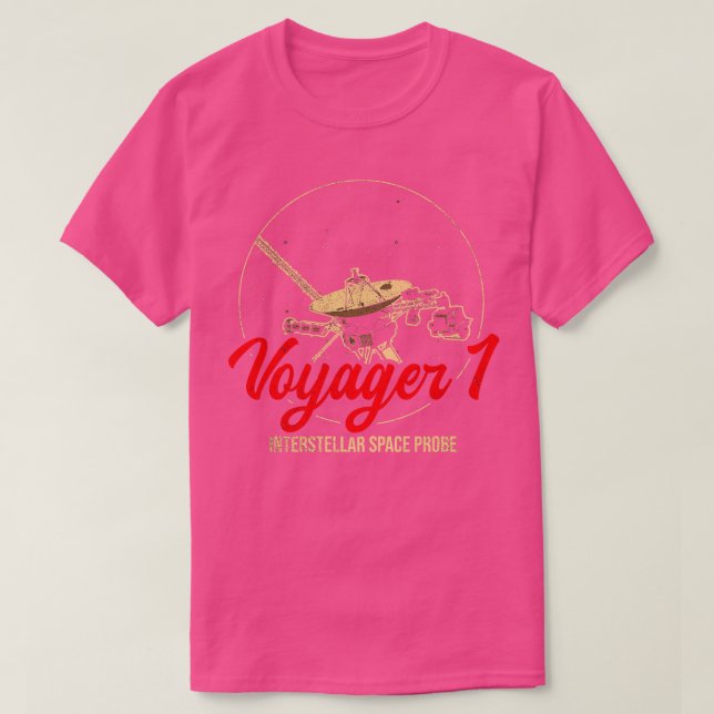 Camiseta Voyager 1 Sonda espacial interestelar 12 (Diseño del anverso)