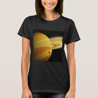 Camiseta Voyager que pasa por Saturno