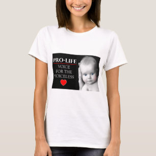 Camiseta Voz antiabortista para el sordo