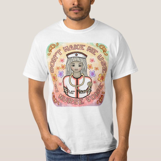 Camiseta Voz de Enfermera (Anverso)