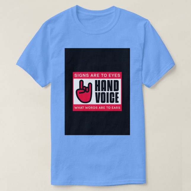 CAMISETA VOZ DE MANO (Diseño del anverso)