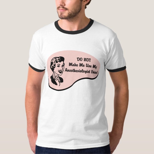 Camiseta Voz del Anesthesiologist (Anverso)