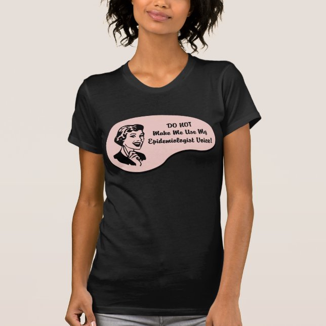 Camiseta Voz del epidemiólogo (Anverso)