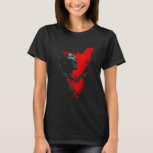 Camiseta Voz en Rojo (Anverso)